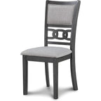 Gray 5 Piece Dining Table Set With 4 Chairs For Kitchen