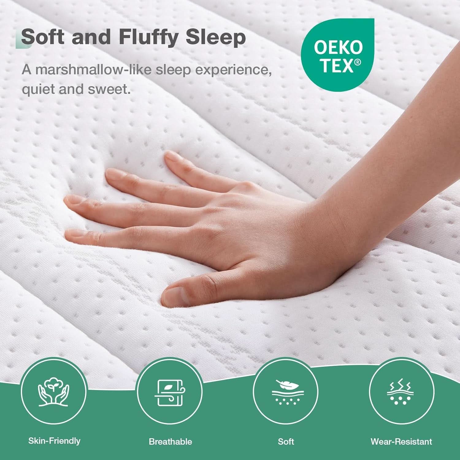 10 Inch Memory Foam Full Mattress for Pain Relief
