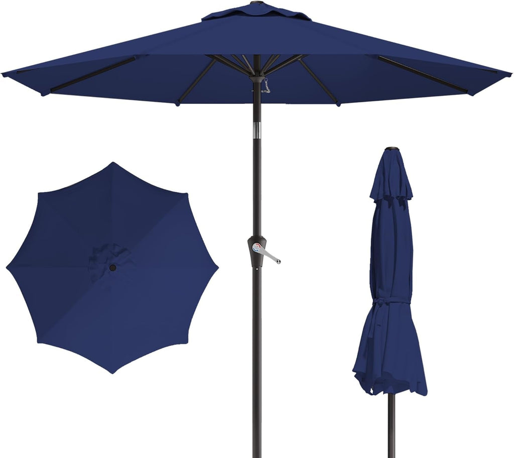 TenFoot Patio Umbrella With Crank Tilt Weather proof