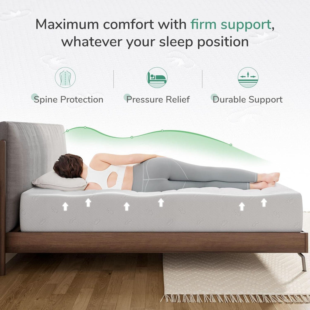 Queen Medium-Firm Memory Foam Mattress with CertiPUR-US Certification