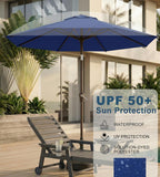 TenFoot Patio Umbrella With Crank Tilt Weather proof