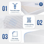 Twin Gel Memory Foam Mattress 6 Inch Cooling Comfort