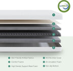Queen Medium-Firm Memory Foam Mattress with CertiPUR-US Certification